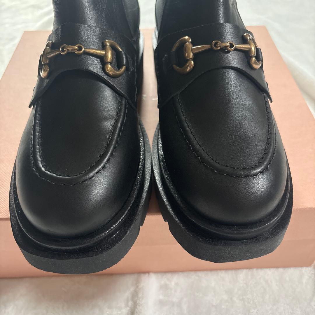 FABIO RUSCONI ブラックブーツ　サイズ40 未使用