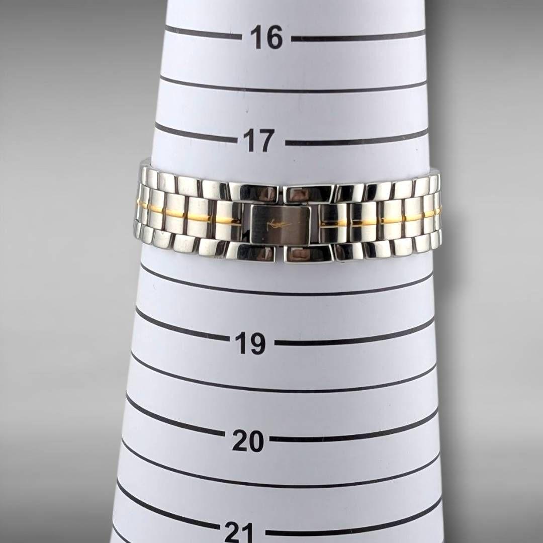 【新品電池・稼働】 イヴサンローラン コンビカラー ローマン ゴールド