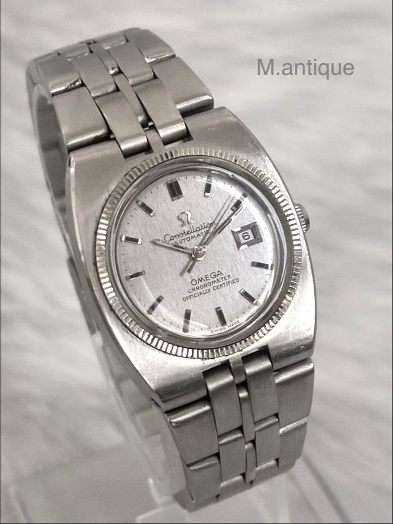 【OH済】 オメガ コンステレーション 18K WGベゼル クロノメーター自動巻