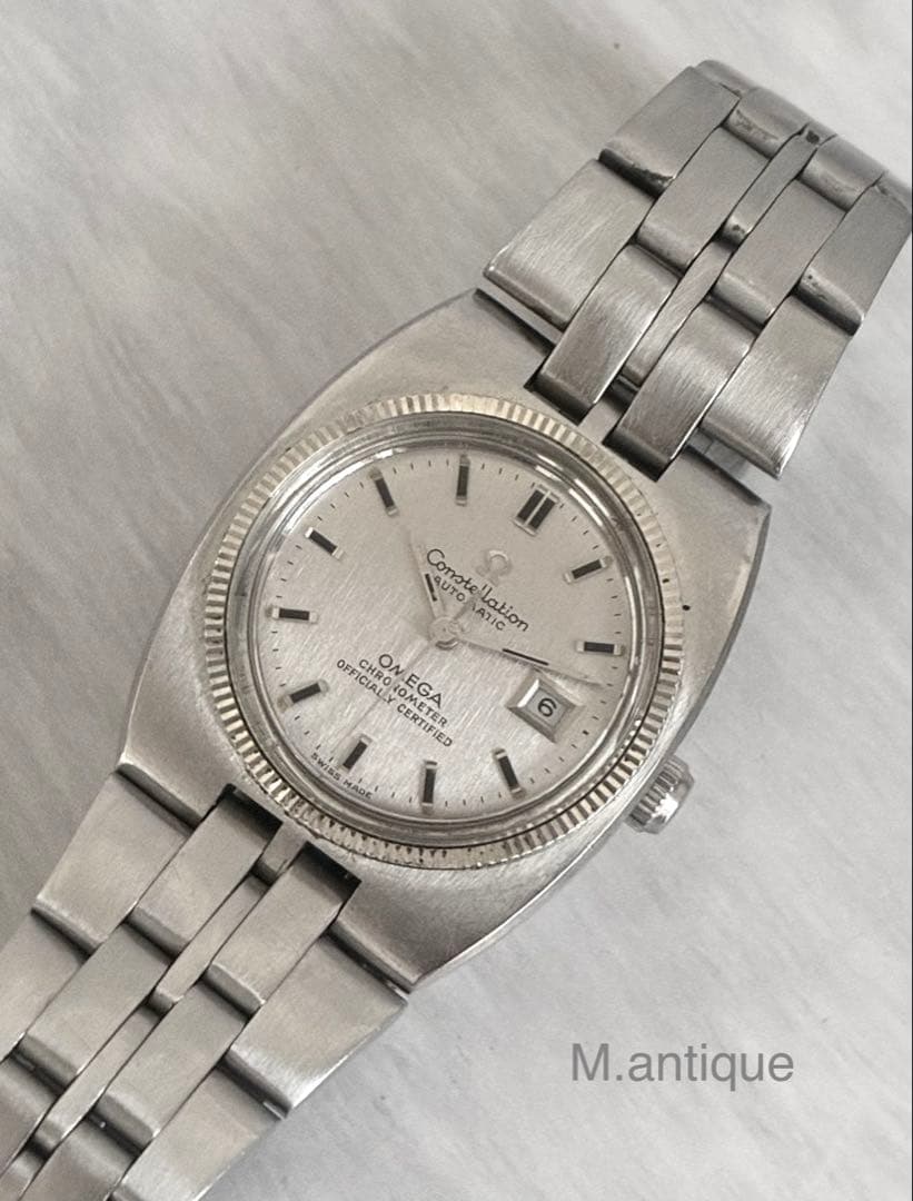 【OH済】 オメガ コンステレーション 18K WGベゼル クロノメーター自動巻