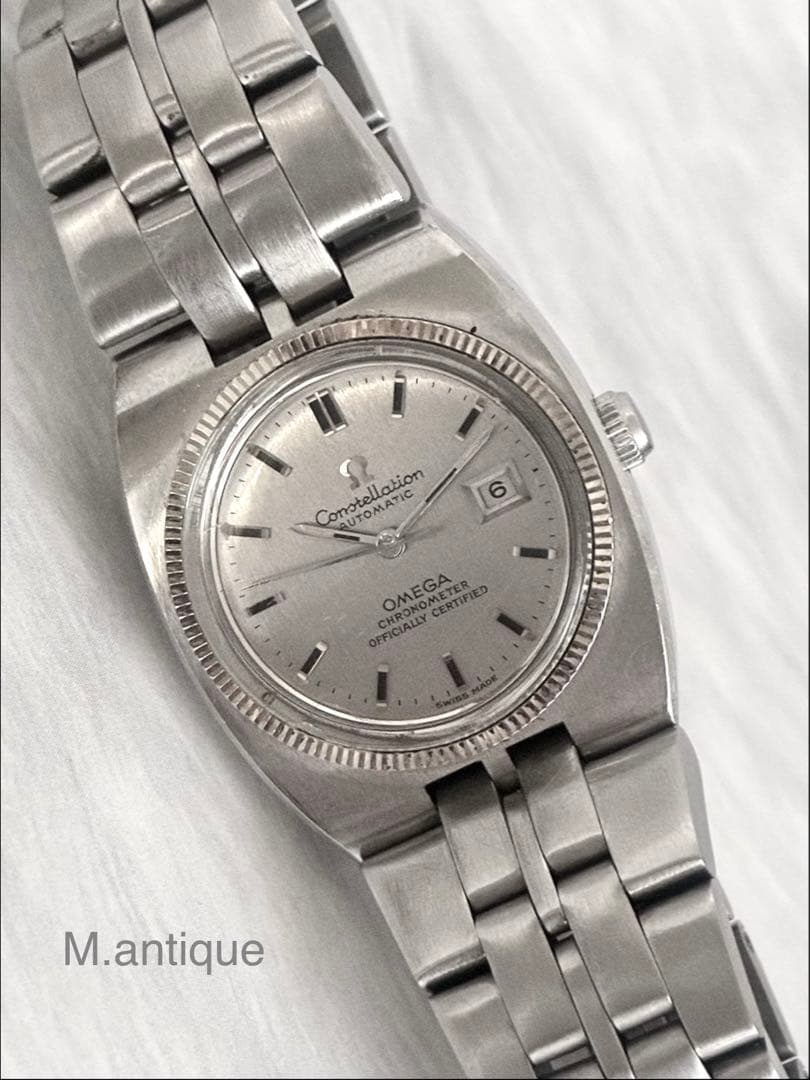 【OH済】 オメガ コンステレーション 18K WGベゼル クロノメーター自動巻