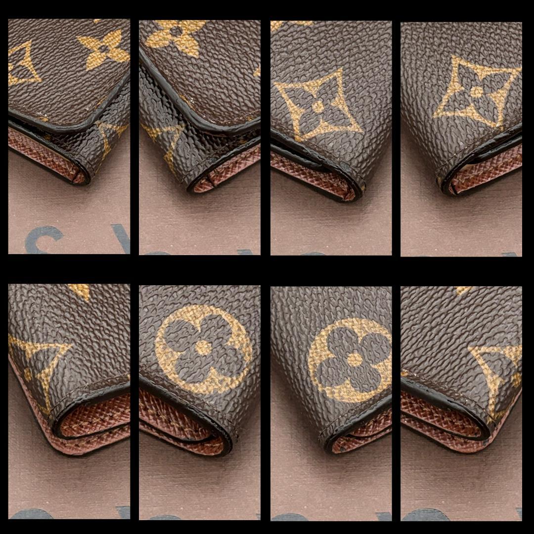 ルイヴィトン　モノグラム　キーケース　ミュルティクレ4　キーホルダー　ブラウン