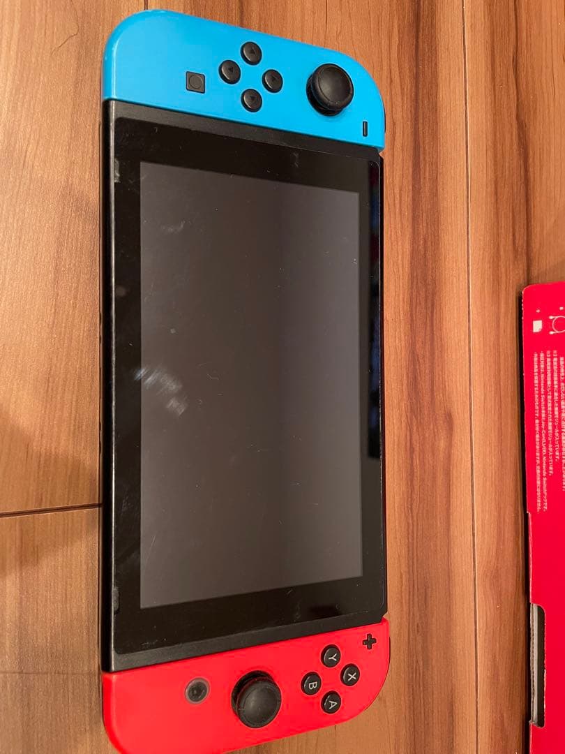 Nintendo Switch ネオン 赤青 本体 付属品完備