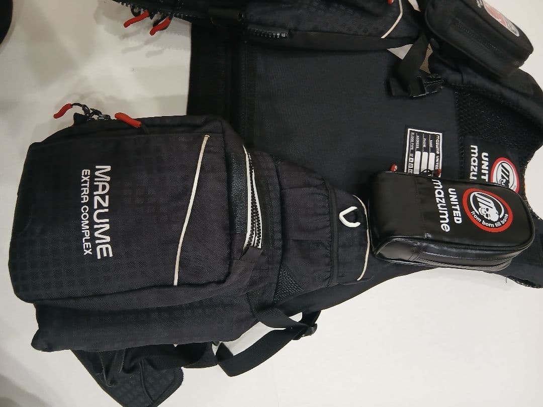 MAZUME EXTRA COMPLEX フィッシングベスト ブラック