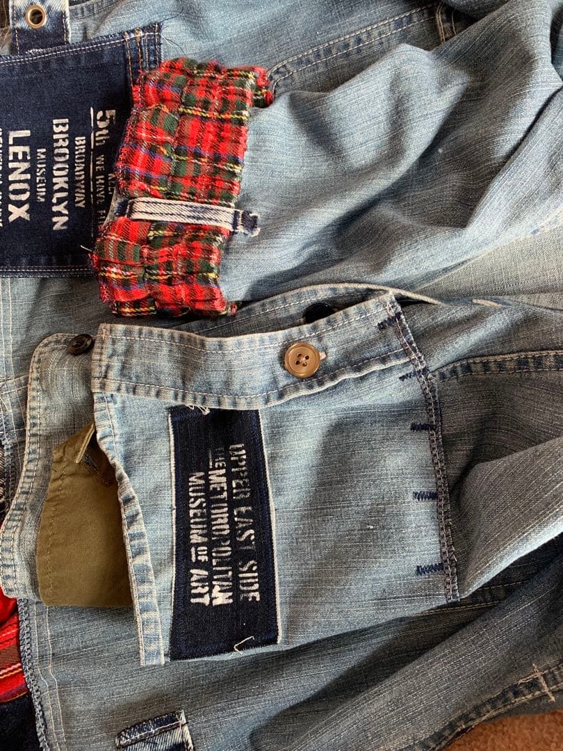 デニムリメイク★甘辛armyワンピース