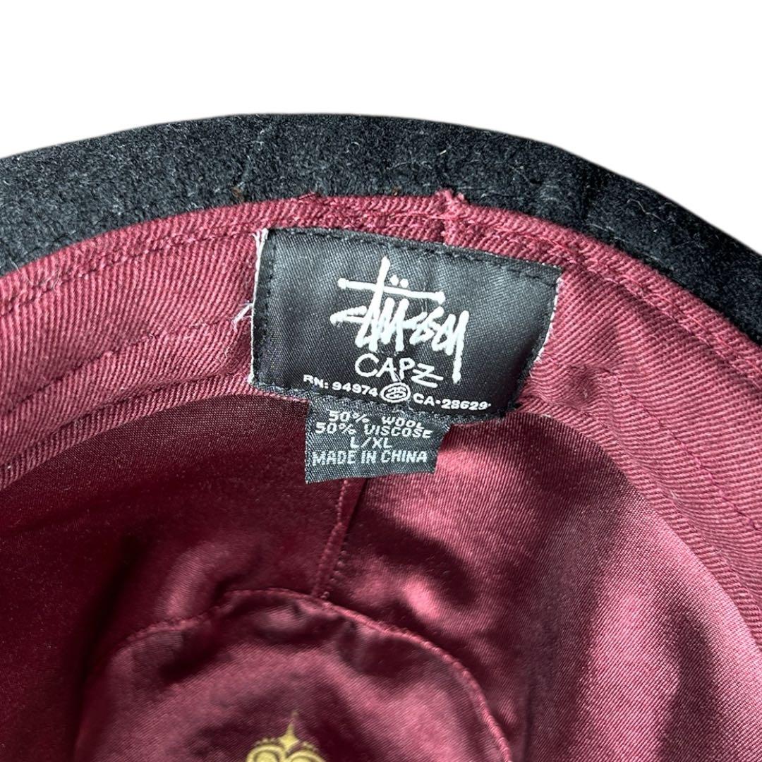 激レア STUSSY ステューシー 00s ウールポークハット L/XL