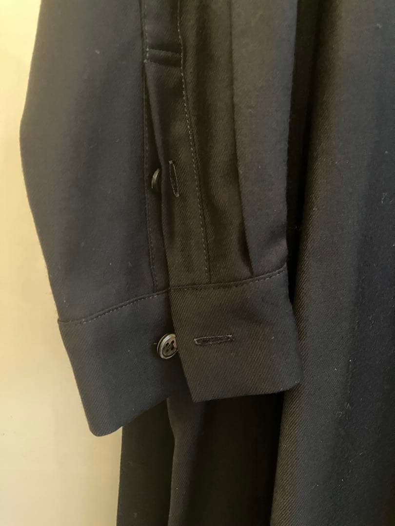 UNITED ARROWS シャツワンピース　ネイビー　ウール　38