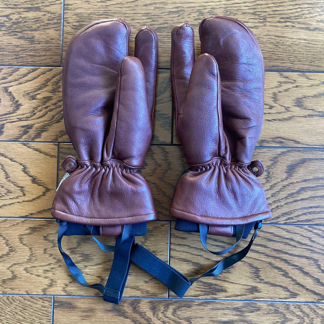 LeTrappeur スリーフィンガーグローブ本革スキー スノーボード レタポア