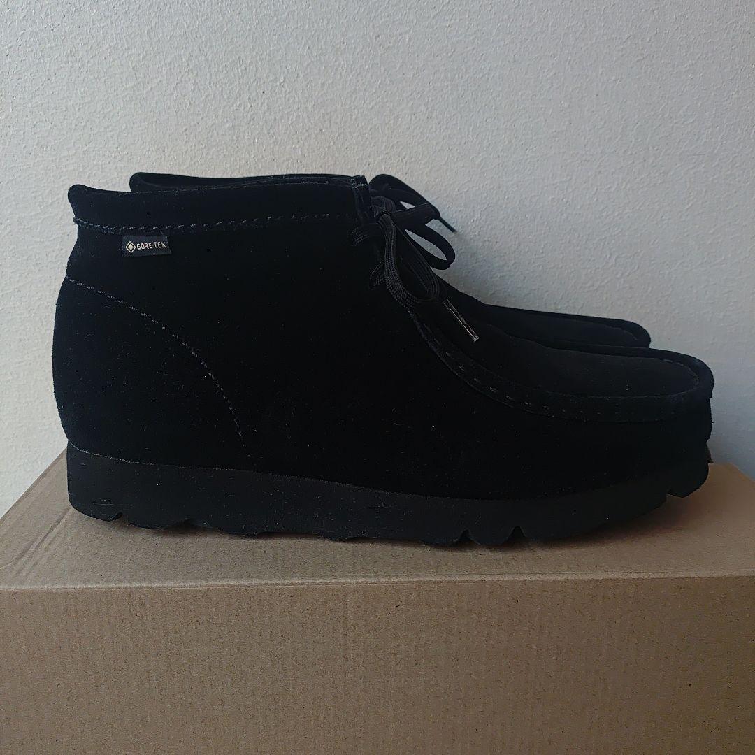 CLARKS GORE-TEX　ブラック スエード ワラビー　UK9