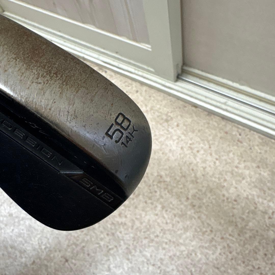 タイトリスト　SM8 ウェッジ 58度 14度　ブラック　レフティ
