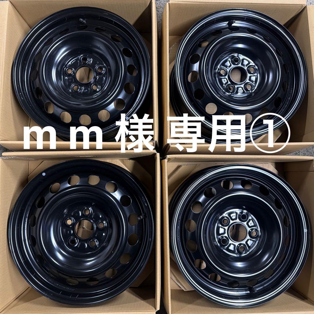m m  シエンタ トヨタ 純正 15インチ 鉄 ホイール 鉄チン
