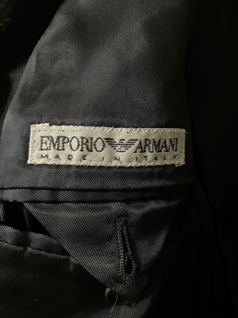 emporio armani 90s ロングコート　ウール