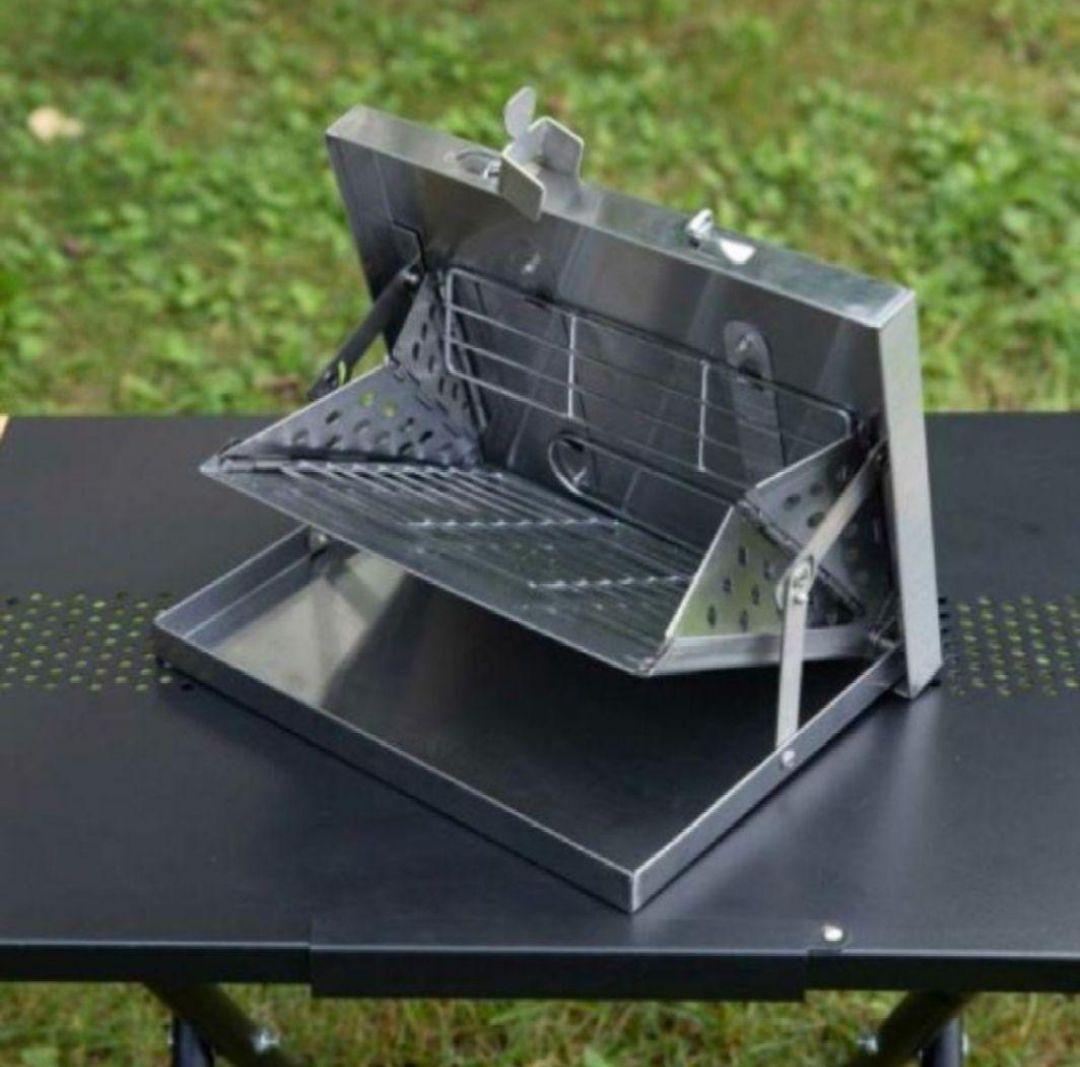 新品 ホールアース A3 コンパクトグリル ソロキャンプ バーベキューコンロ