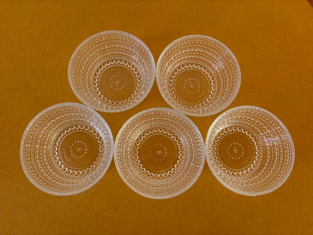 イッタラカステヘルミボウル 230ml クリア／  5個セット