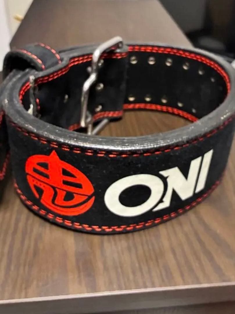 【美品】ONI パワーベルト（黒）