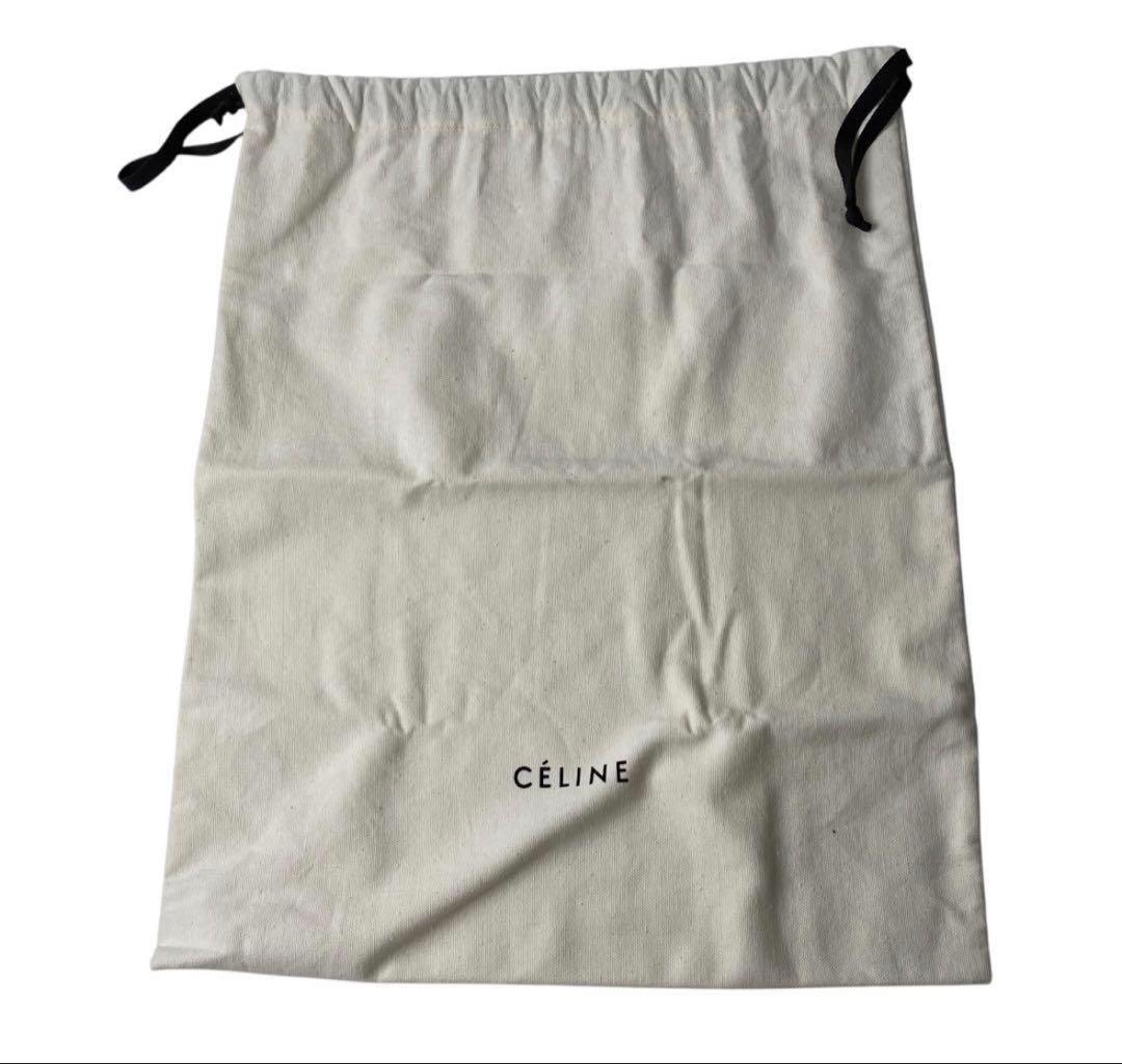 美品 セリーヌCELINE バーティカルカバ スモール ショルダーバッグ 黒