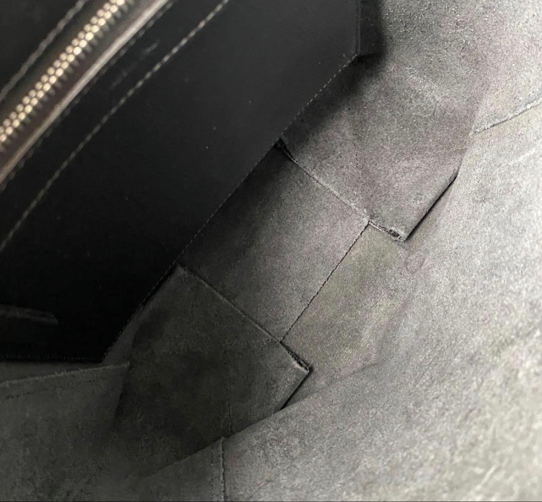 美品 セリーヌCELINE バーティカルカバ スモール ショルダーバッグ 黒