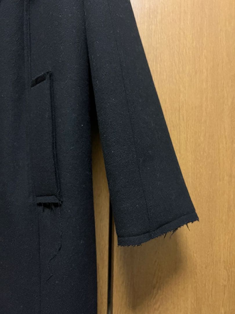 TODAYFUL スタンドカラーウールコート　36 ブラック