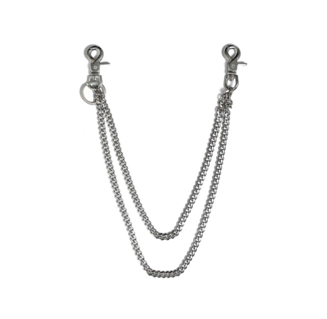 小物 FILTH TINY CUBAN DOUBLE CHAIN / SIL