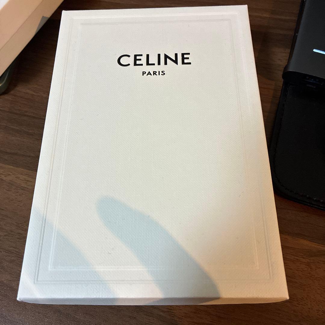 CELINE ブラック 二つ折り財布 箱付き トリオンフ
