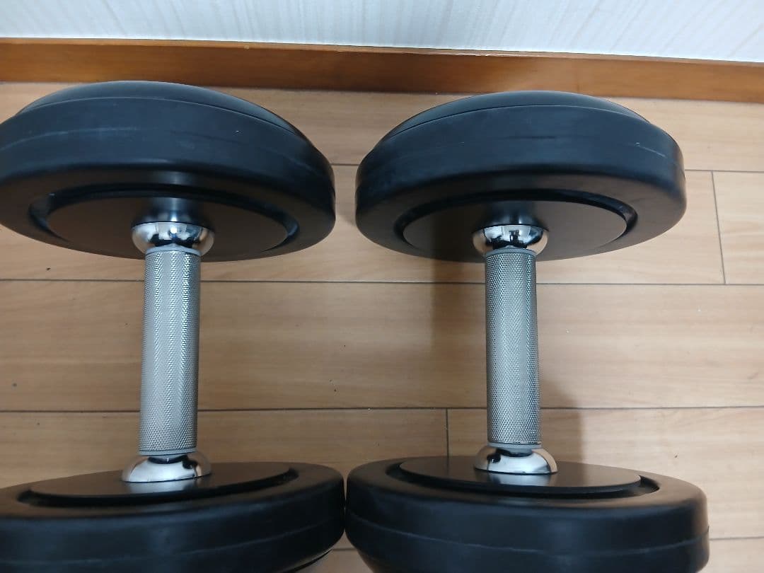 ①IVANKO(イヴァンコ) SDKR ダンベル(ラバー) 14kg x 1個