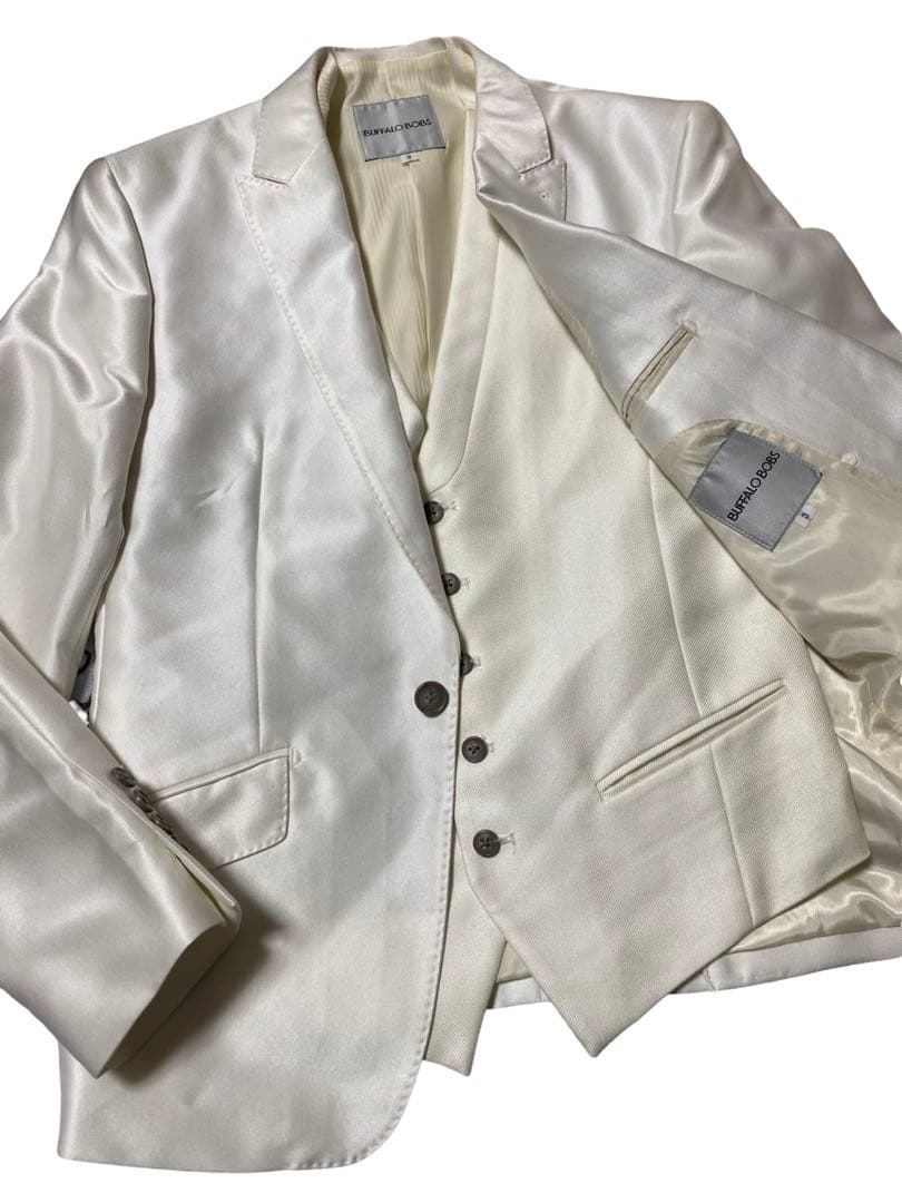 BUFFALO BOBS バッファローボブズ　セットアップ　スリーピース　L 白