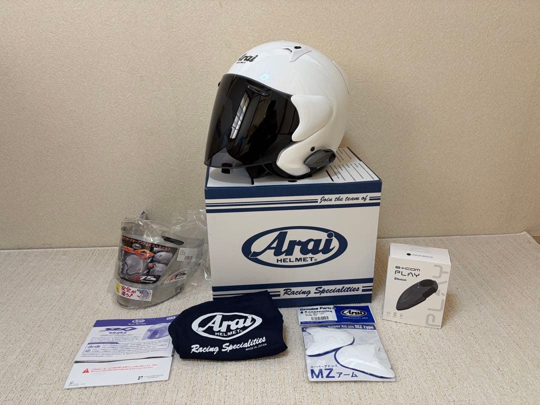Arai アライ sz-g ジェットヘルメット Lサイズ おまけ多数