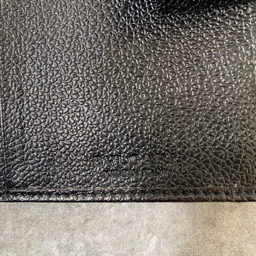 BVLGARI ブルガリ 三つ折り 長財布 ミレリゲPVCレザー　ブラック