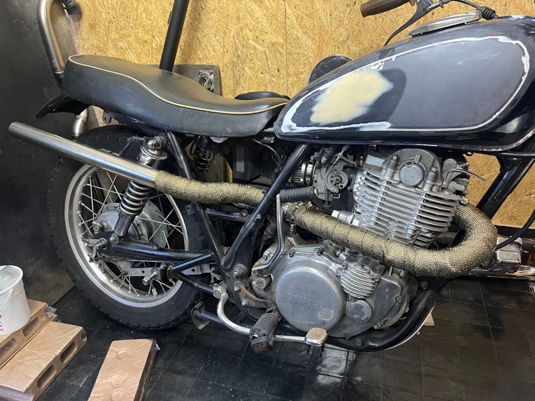 yoshihirosr400 sr500 アップ中通しマフラー　1jr