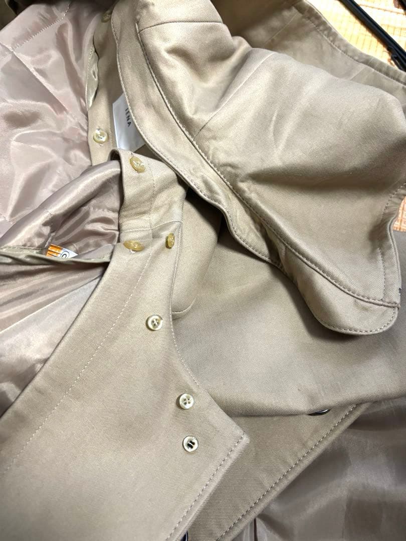 IENA トリプルクロスコットンフードコート(フード取り外し可能)