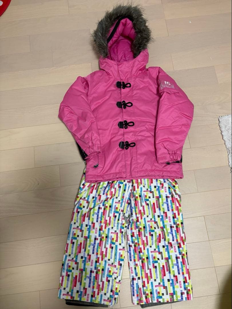 Burton スノーウエアピンク上下セット