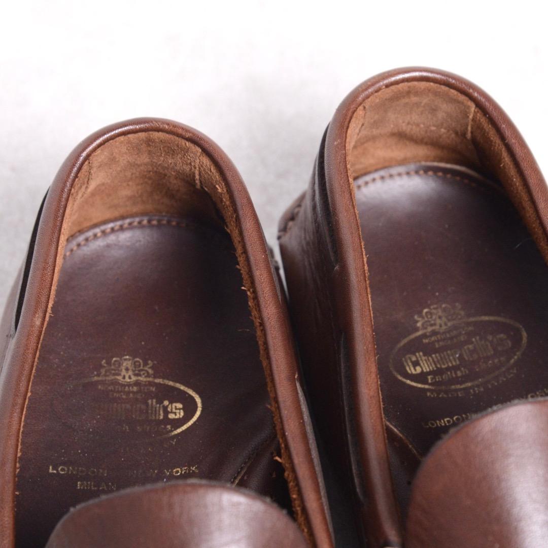 【良品】チャーチ ローソン ドライビングシューズ モカシン Church's