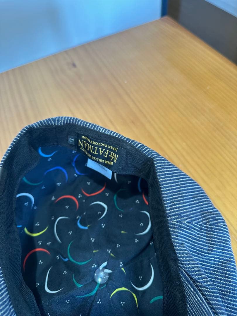 Mr Fatman キャスケット LUCKY DAN DENIM(ヒッコリー)