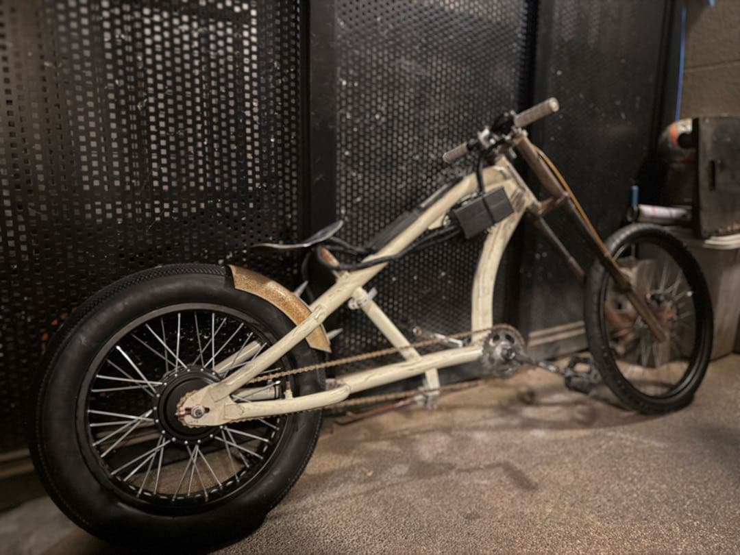 チョッパー型 電動自転車 ビーチクルーザー