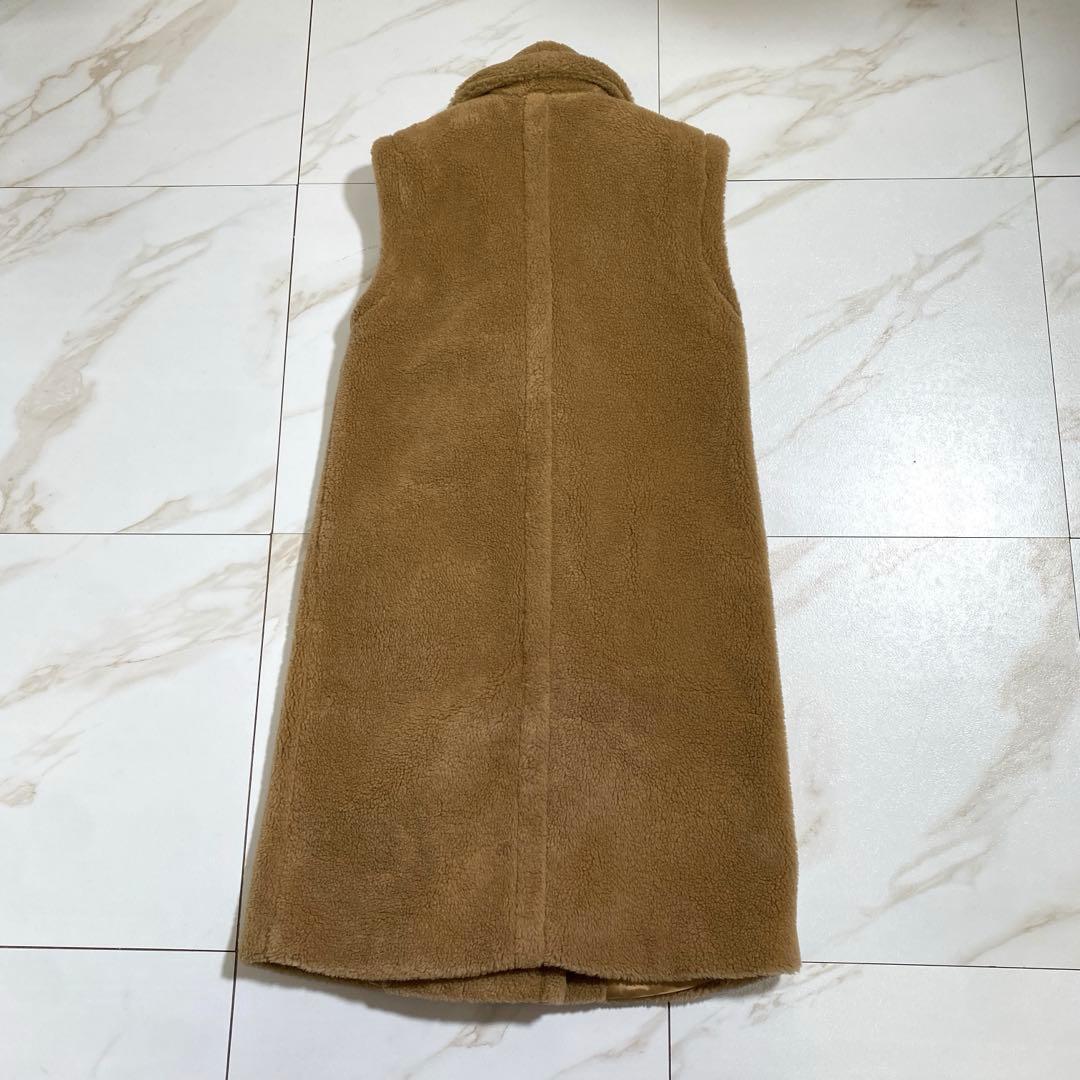 ミルク　22AW♡マックスマーラマレーラ テディベア ロングジレ ボア