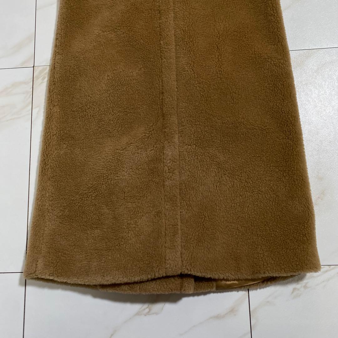 ミルク　22AW♡マックスマーラマレーラ テディベア ロングジレ ボア