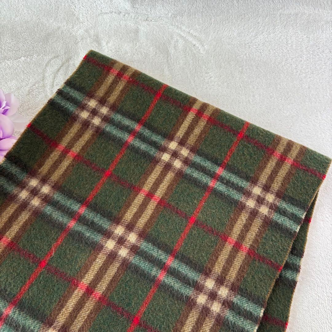 【美品✨】BURBERRYS　バーバリー　カシミア　マフラー　イングランド製