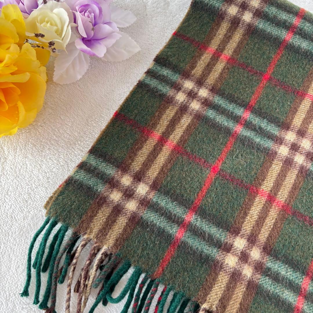 【美品✨】BURBERRYS　バーバリー　カシミア　マフラー　イングランド製