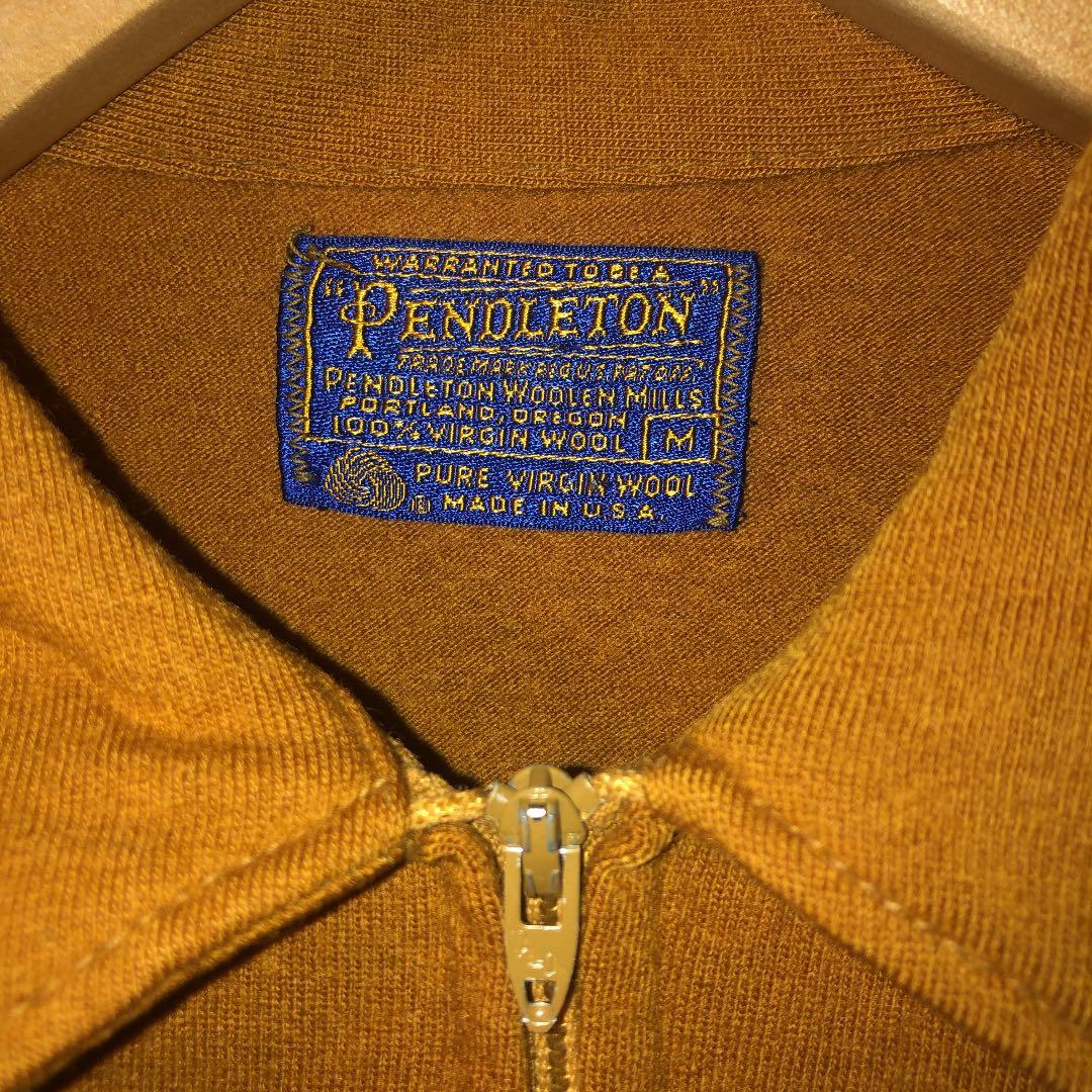 ペンドルトン　ウール ジップアップ　プルオーバー　60s 70s 古着 高円寺