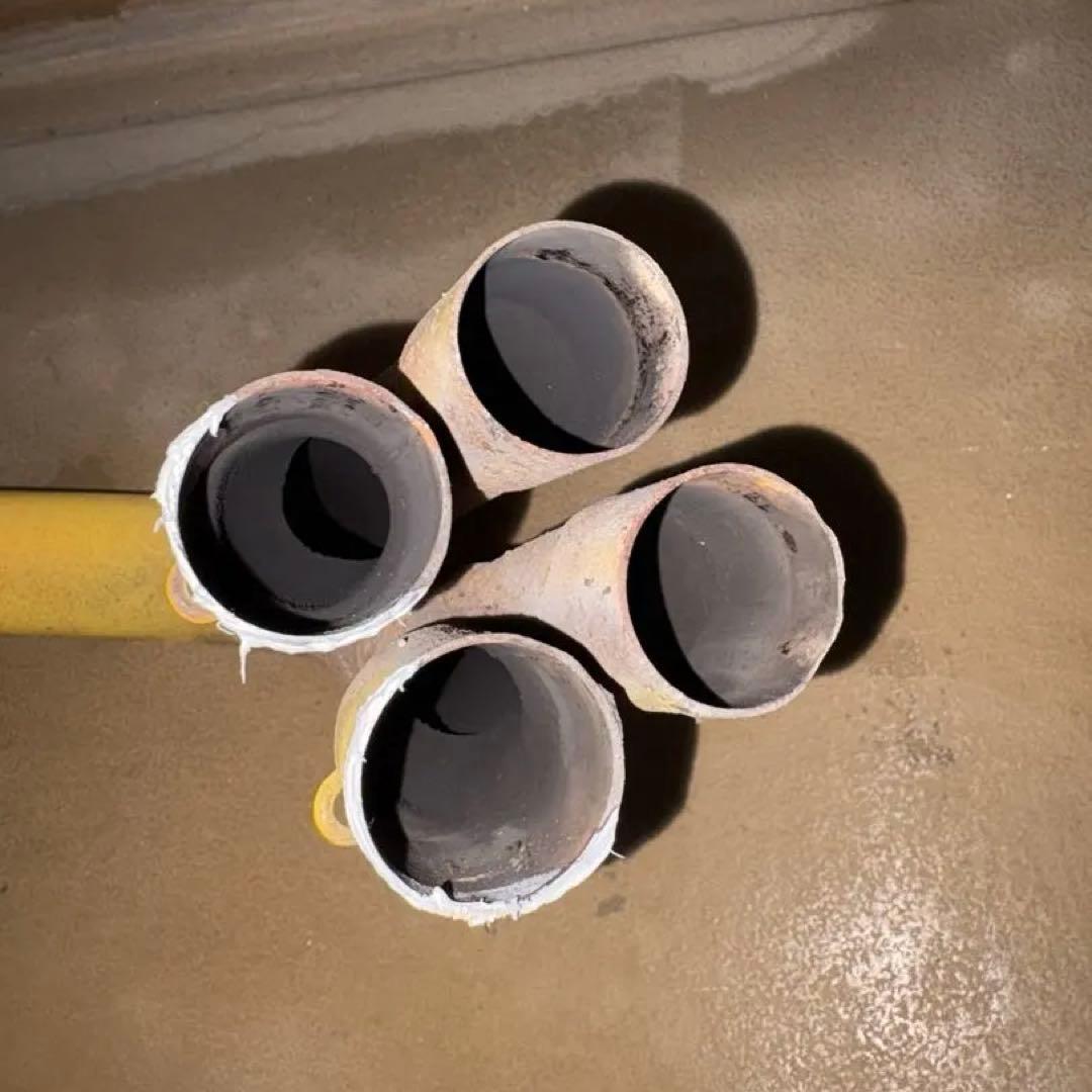 当時物 cbx400f 黒鉄 手曲げガニブレ 2-1