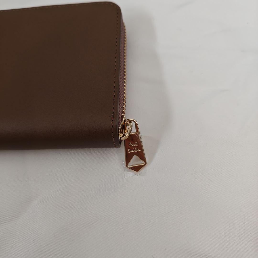 未使用品　Paul Smith サプルレザー ラウンド ウォレット 長財布
