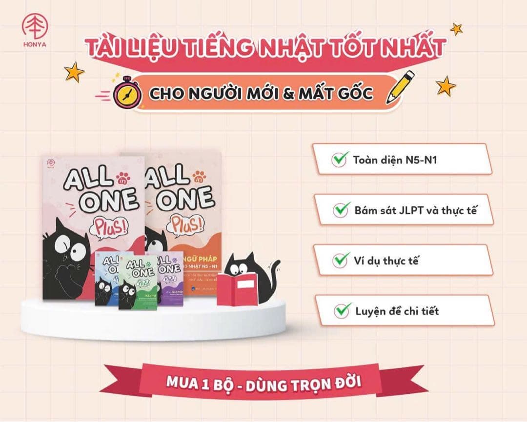 ALL IN ONE PLUS ５冊セット　プレゼント付き ベトナム語版