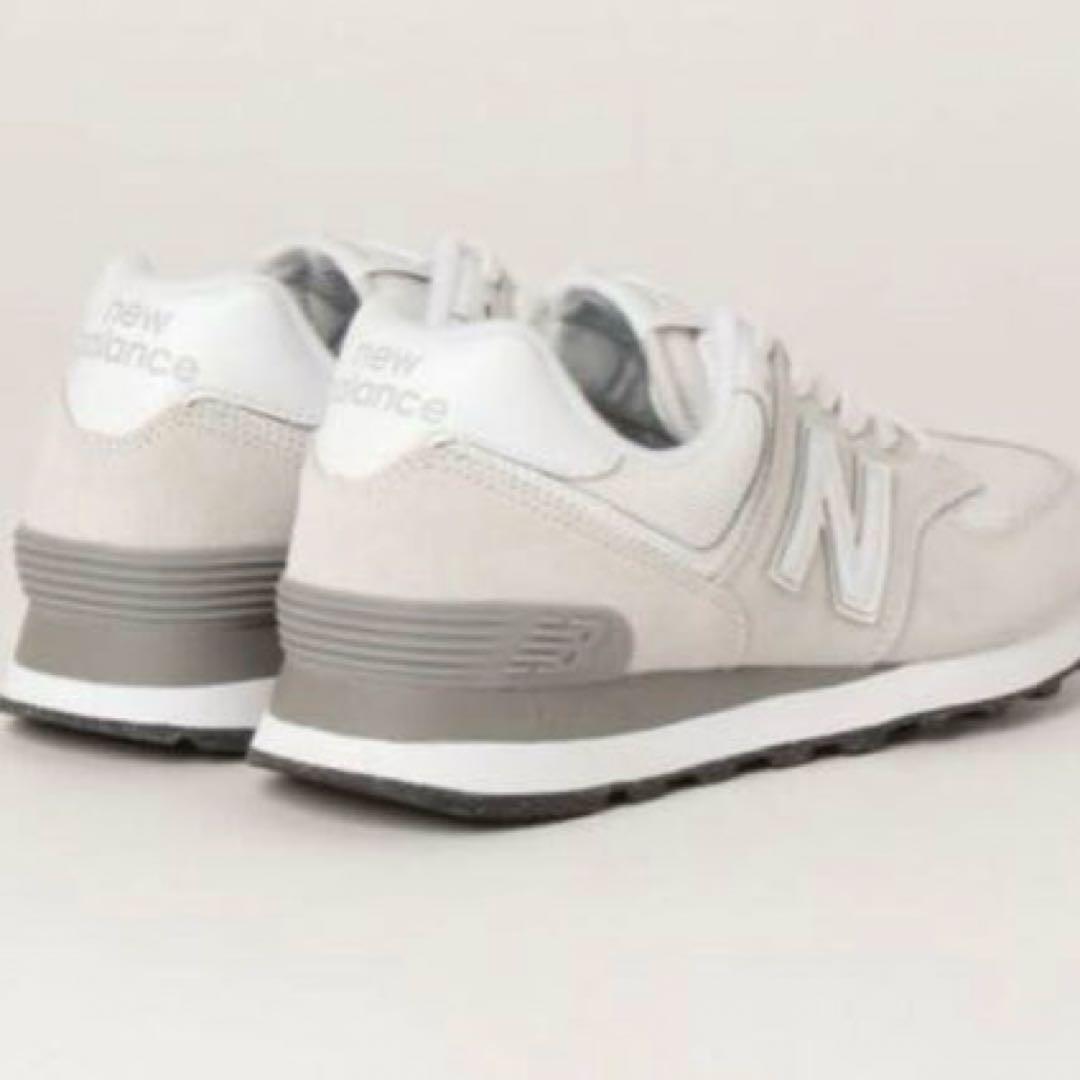 New Balance ML574EVW Off White タグ付き