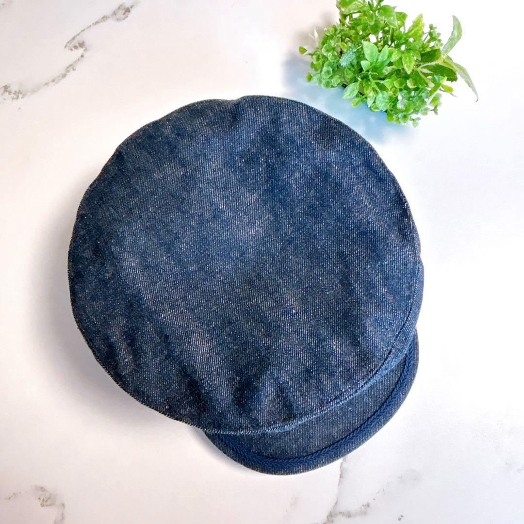 【カリーナ】エルメス カブール キャスケット インディゴ デニム アンカー