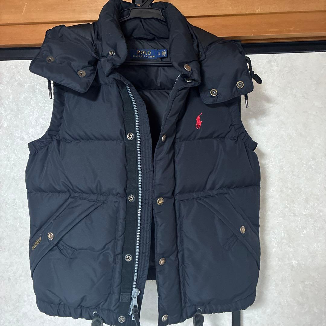 Polo Ralph Lauren ブラックダウンベスト S