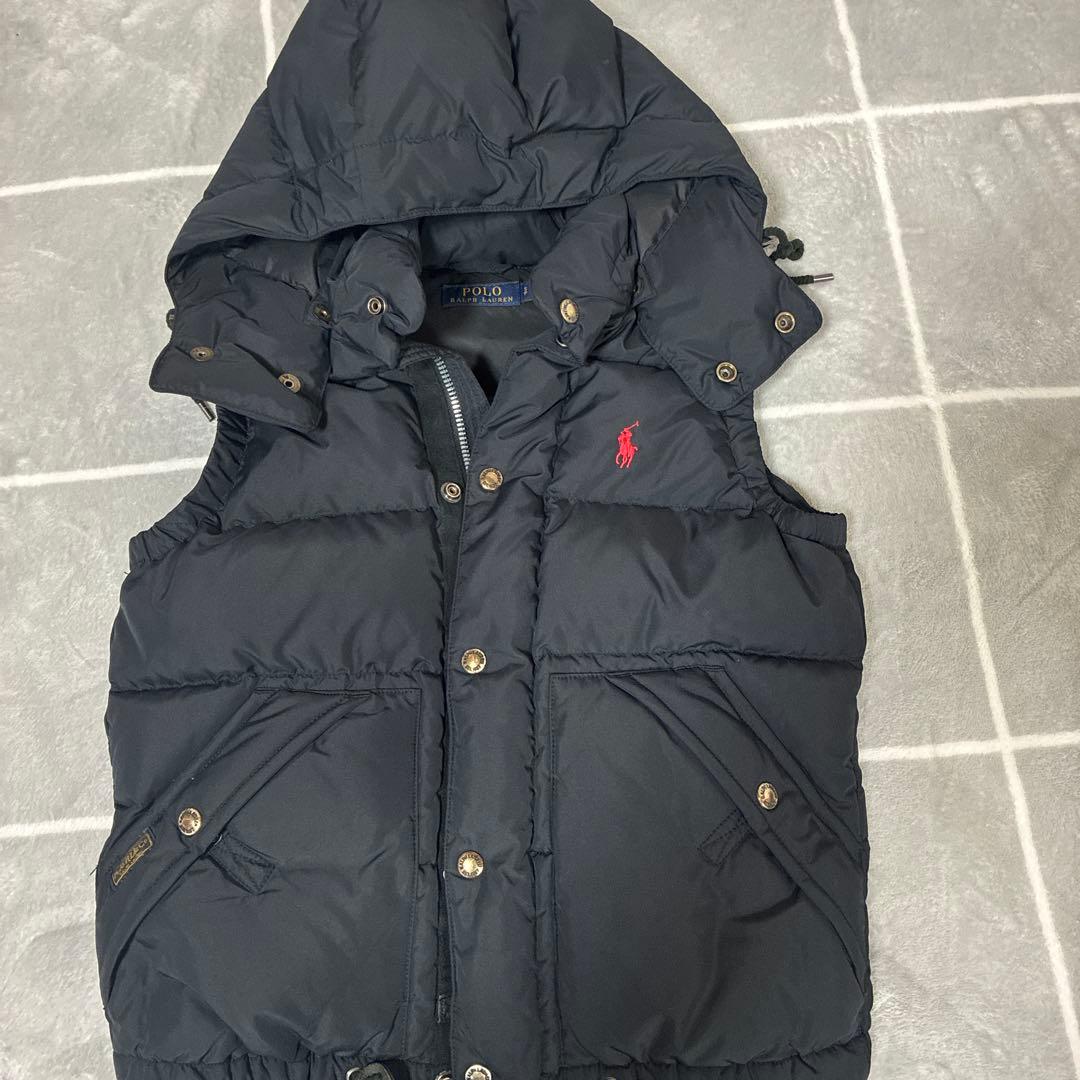 Polo Ralph Lauren ブラックダウンベスト S