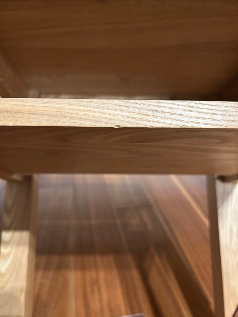 無印良品　サイドテーブル　ベンチ