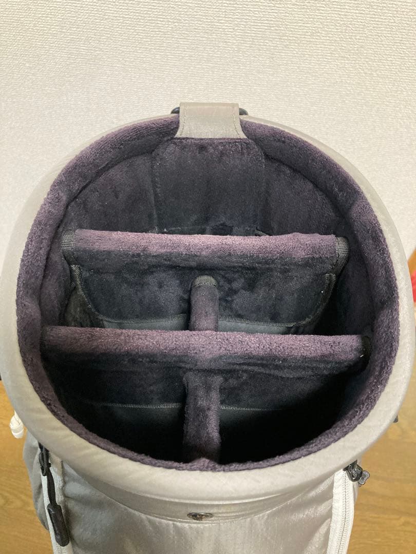 BRIEFING ブリーフィング キャディバッグ CR-6 グレー シルバー