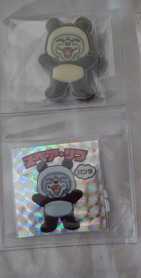 マンウィズ　ピンバッジ　ビックリマン風シール12種セット（ウォールポケット付き）