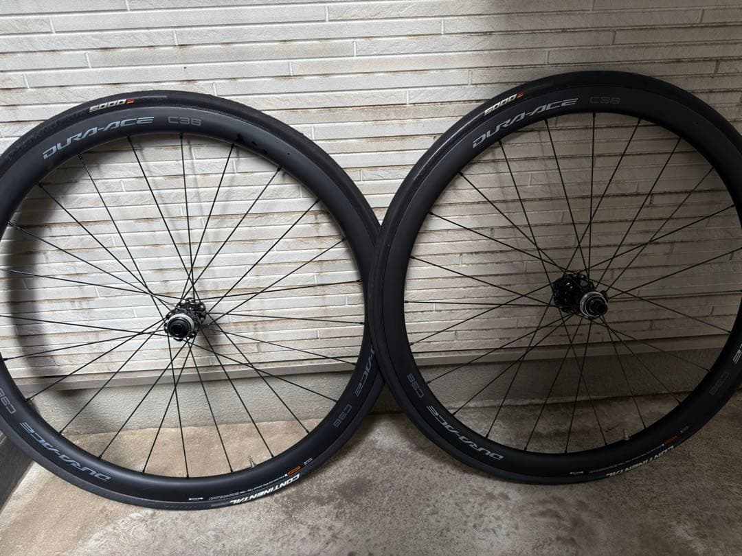 DURA-ACE C36 ディスク 12速 前後セット 走行約100km 美品